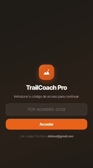 Captura de pantalla de TrailCoach Pro